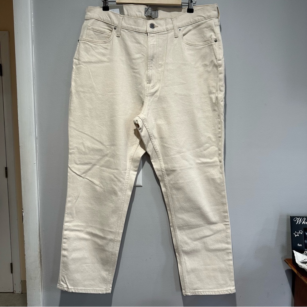 NEW Everlane The Original Cheeky Jean Organic Cotton Straight Leg 34 Regular